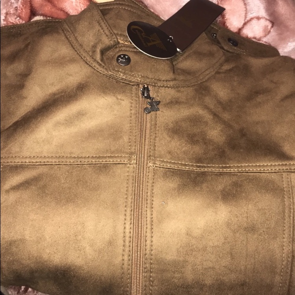 Armani Collezioni suede jacket